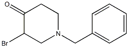 1-Benzyl-3-bromopiperidin-4-one Struktur