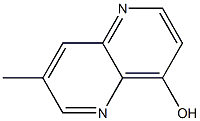 4-Hydroxy-7-methyl-1,5-naphthyridine Struktur