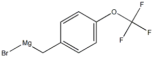 4-(Trifluoromethoxy)benzylmagnesium bromide solution 1.0 in diethyl ether Struktur