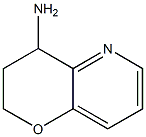 3,4-dihydro-2H-pyrano[3,2-b]pyridin-4-amine Struktur