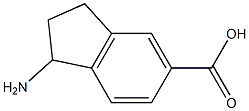 1-Aminoindane-5-carboxylic acid Struktur