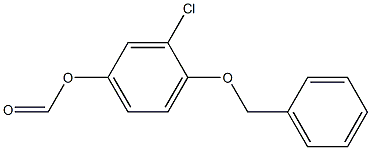 4-(benzyloxy)-3-chlorophenyl formate Struktur