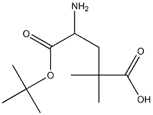 Boc-4-amino-2,2-dimethyl-butyric acid Struktur