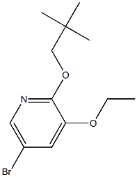 5-broMo-3-ethoxy-2-(neopentyloxy)pyridine Struktur