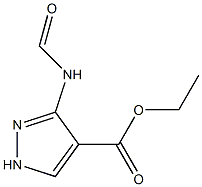 3-(ForMylaMino)-1H-pyrazole-4-carboxylic Acid Ethyl Ester Struktur