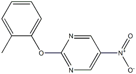 5-nitro-2-(o-tolyloxy)pyriMidine Struktur