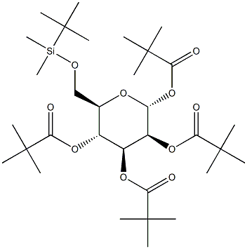 1,2,3,4-Tetra-O-pivaloyl-6-O-(tert-butyldimethylsilyl)-a-D-mannopyranose