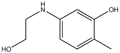 5-(2-hydroxyethyl)-amino-o-cresol Struktur