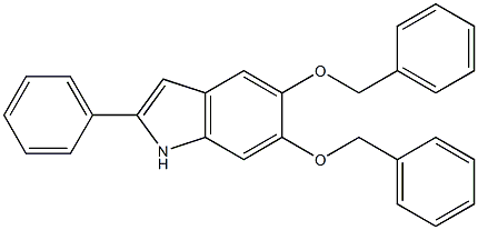 5,6-雙苯甲氧基-2-苯基-吲哚