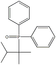 (R)-(2,3-dimethyl-3-
butyl)diphenyl
phosphineoxide Struktur