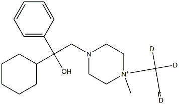 Hexocyclium Iodide-d3 Struktur