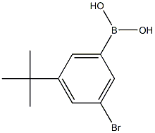 3-Bromo-5-tert-butylphenylboronic acid, , 結(jié)構(gòu)式