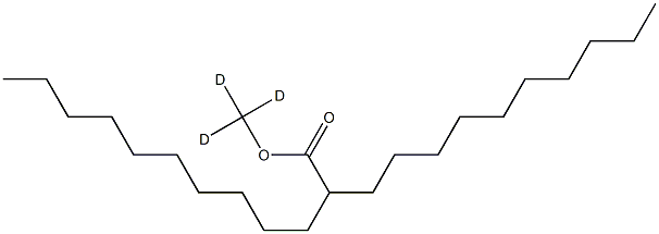 2-Decyldodecanoic Acid Methyl-d3 Ester Struktur