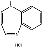 1,5-Benzodiazepine Hydrochloride Struktur