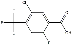 5-Chloro-2-fluoro-4-(trifluoromethyl)benzoic Acid Struktur