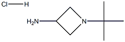 1-tert-Butyl-azetidin-3-amine hydrochloride Struktur