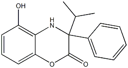 5-HYDROXY-3-ISOPROPYL-3-PHENYL-3,4-DIHYDRO-BENZO[1,4]OXAZIN-2-ONE Struktur