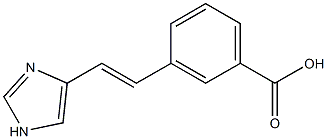 3-[2-(1H-IMIDAZOL-4-YL)-VINYL]-BENZOIC ACID Struktur