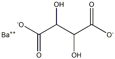 Barium tartrate Struktur