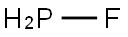 Phosphine fluoride Struktur
