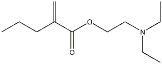 Ethyl diethylaminoethyl methacrylate Struktur