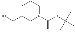 1-tert-Butoxycarbonyl-3-piperidinemethanol Struktur