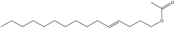 CIS,TRANS-4-PENTADECENYL ACETATE Struktur