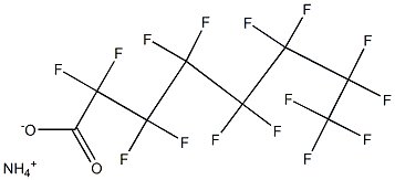 n-Perfluorooctanoic acid, ammonium salt 95% Struktur