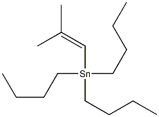 2-Methyl-1-(tributylstannyl)prop-1-ene Struktur