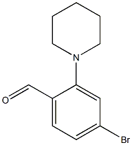 4-Bromo-2-piperidin-1-ylbenzaldehyde Struktur