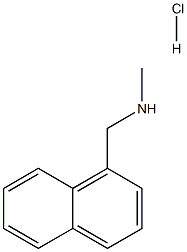 N-METHYL-1-NAPHTHALENEMETHYLAMINE HYDROCHLORIDE( FOR TERBINAFINE HYDROCHLORIDE ) Struktur