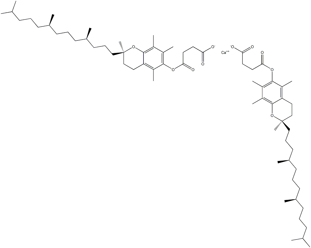 VITAMIN E SUCCINATE CALCIUM Struktur