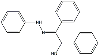 benzoin phenylhydrazone Struktur