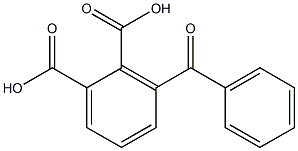 benzoylphthalic acid Struktur