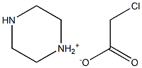 piperazinium chloroacetate Struktur