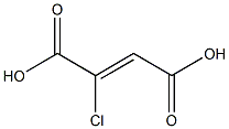 chlorofumaric acid Struktur