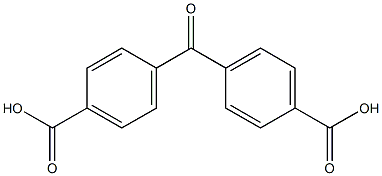 p,p'-carbonyldibenzoic acid Struktur