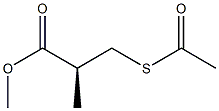 methyl 3-(S-acetylthio)-2-methylpropanoate Struktur