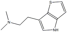 6-(2-(N,N-dimethylamino)ethyl)-4H-thieno(3,2-b)pyrrole Struktur