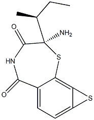 2,2'-dithio(N-isoleucylbenzamide) Struktur