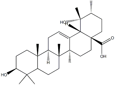 19-hydroxyursolic acid Struktur