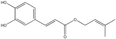 prenyl caffeate Struktur