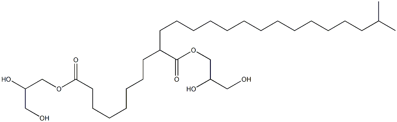 isopalmityl diglyceryl sebacate Struktur