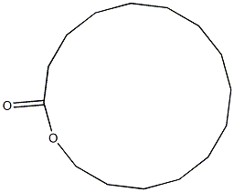 1,15-PENTADECANOLACTONE Struktur