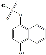 1,4-DIHYDROXYNAPHTHALENE,SULPHATEESTER Struktur