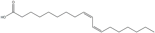 CIS-9,CIS-11-OCTADECADIENOICACID Struktur