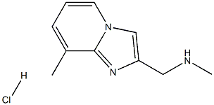 2-(N-Methylaminomethyl)-8-methylimidazo[1,2-a]pyridinehydrochloride Struktur