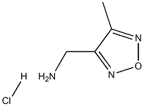 4-Methylfurazan-3-ylmethylaminehydrochloride Struktur