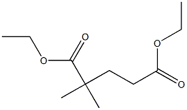 diethyl 2,2-dimethylpentanedioate Struktur