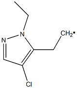 (4-Chloro-2-ethyl-2H-pyrazol-3-ylmethyl)-methyl- Struktur